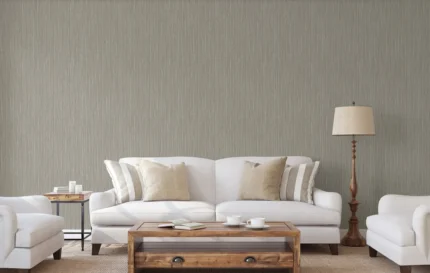 Gray Embossed Wallpaper – Timeless Charm (6807-3)